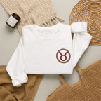 Taurus Zodiac Crewneck Sweatshirt — Bull Constellation Graphic