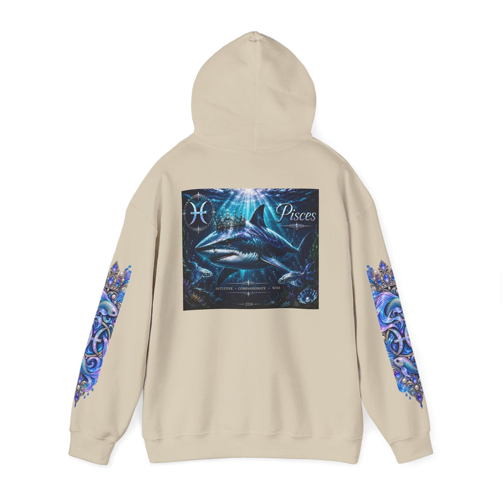Pisces Hoodie - Astrological Pisces Fish Zodiac Graphic Sweatshirt