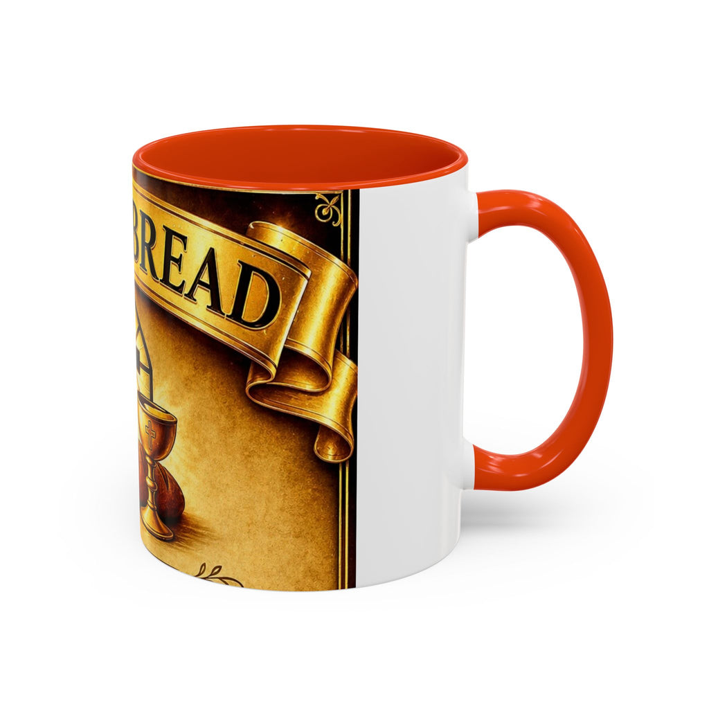 Daily Bread Coffee Mug — Christian Cross & Communion 11oz/15oz