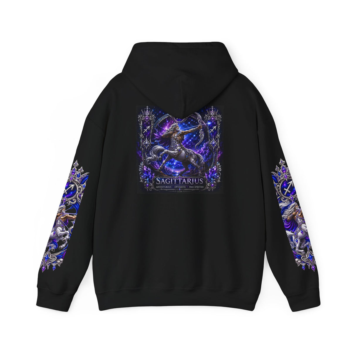 Sagittarius Constellation Hoodie — Zodiac Archer Graphic Hoodie