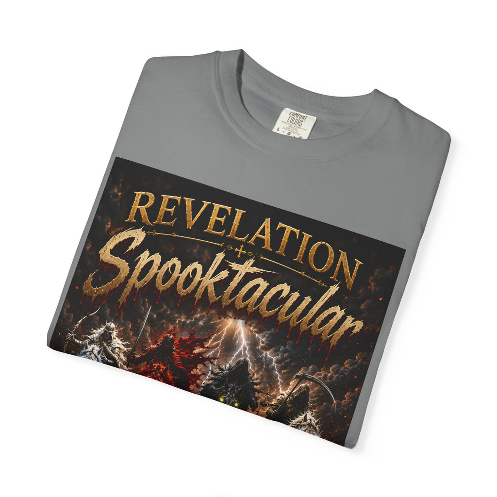 Spooktacular Revelation T-Shirt — "The Victory Lamb" Christian Halloween Graphic Tee