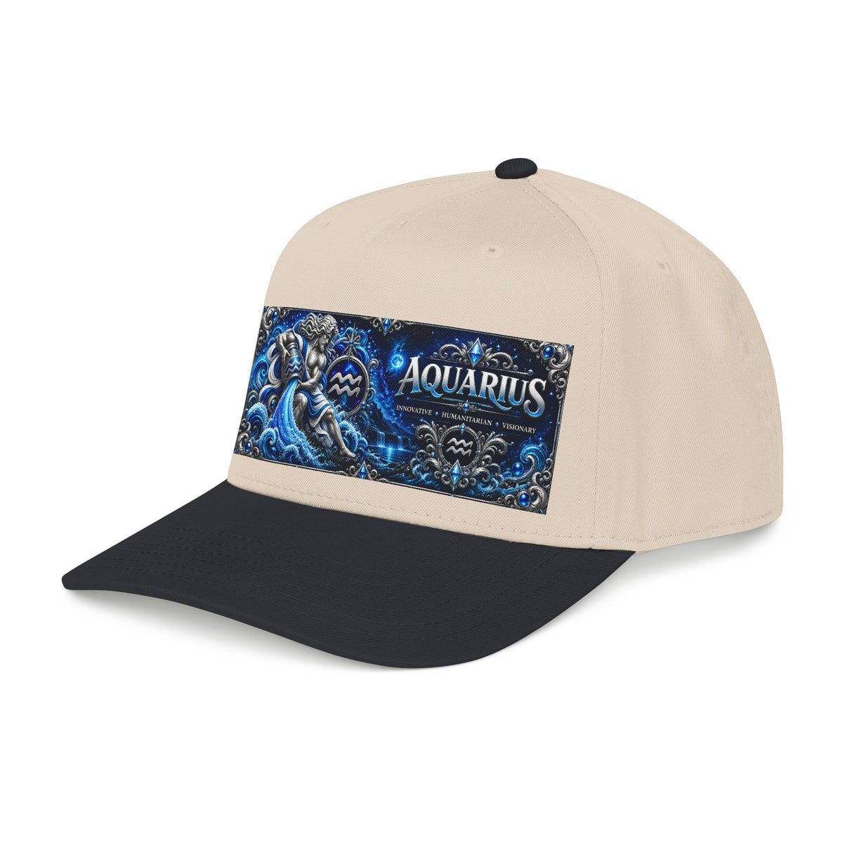 Aquarius Zodiac Baseball Cap — Water Bearer Astrology Hat