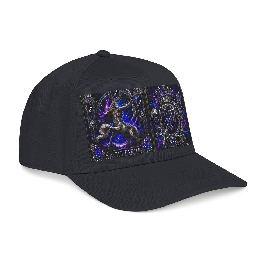 Sagittarius Zodiac Baseball Cap — Astrological Archer Mid Profile Hat