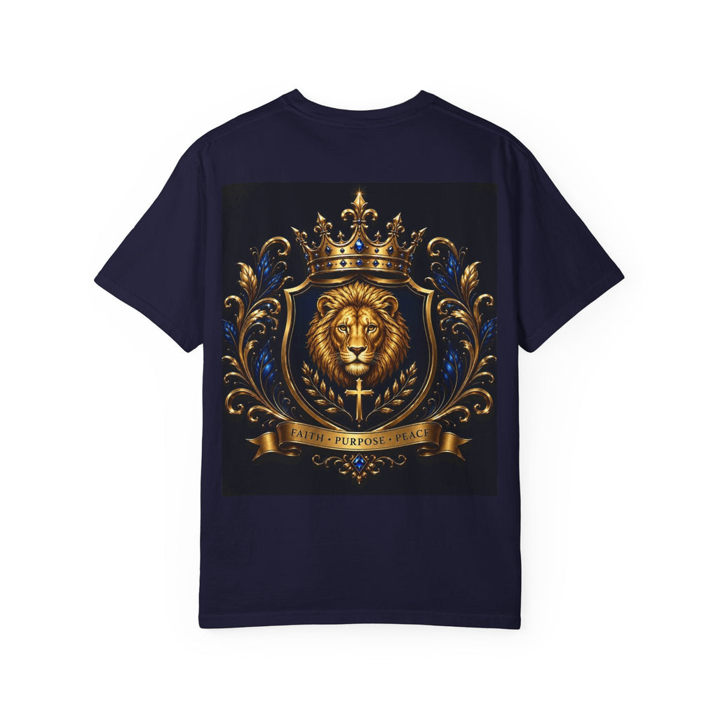 Lion Crest T-Shirt — Golden Crown 2226 Design