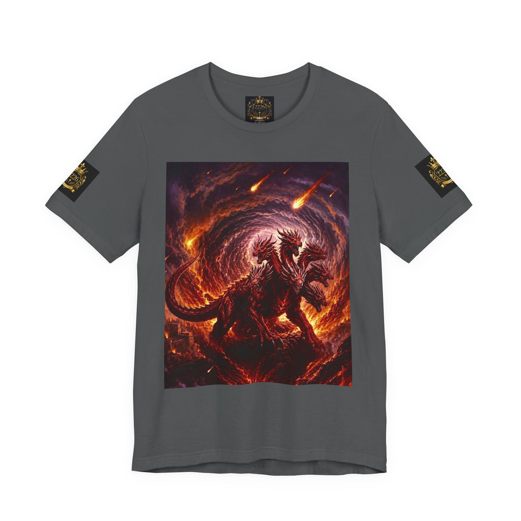 The Scarlet Beast T‑Shirt — Fiery Dragon Graphic Tee