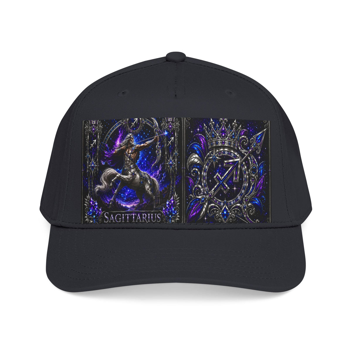 Sagittarius Zodiac Baseball Cap — Astrological Archer Mid Profile Hat