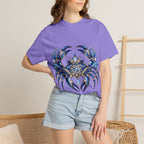 Cancer Zodiac T-Shirt — Blue Crab Astrology Tee (Intuitive, Loyal, Nurturing)