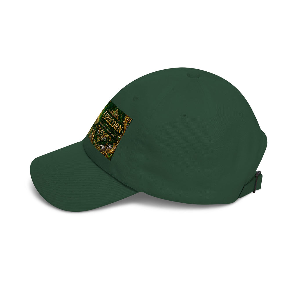 Capricorn Dad Hat — Zodiac Capricorn Goat Embroidered Baseball Cap
