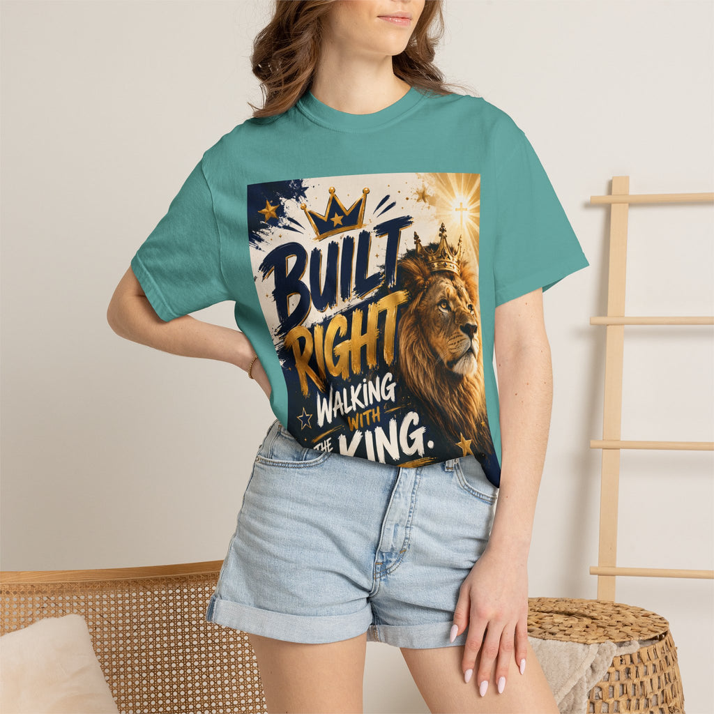 Built Right Walking With The King T‑Shirt