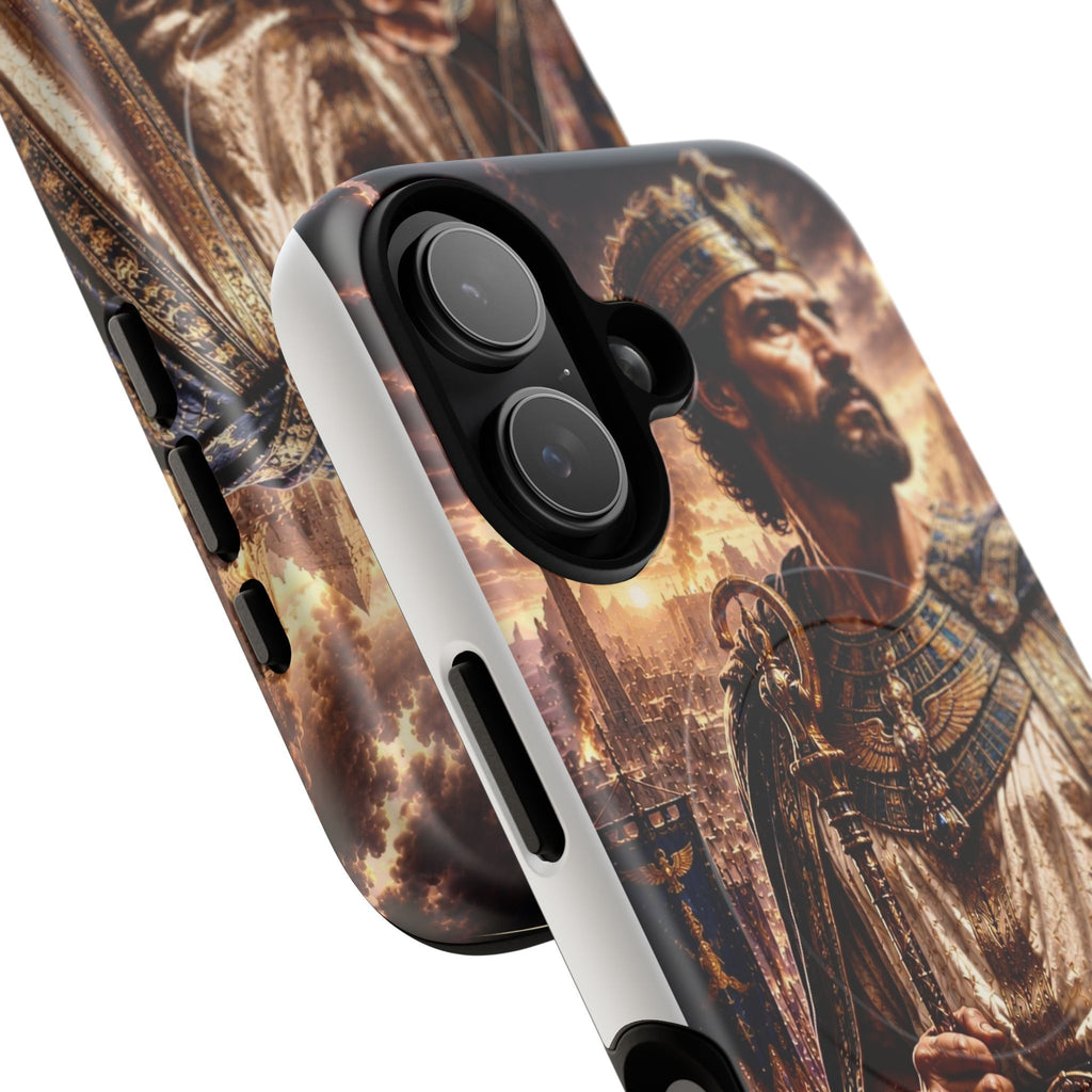 King Warrior Phone Case — Epic Medieval Armor Magnetic Tough Case