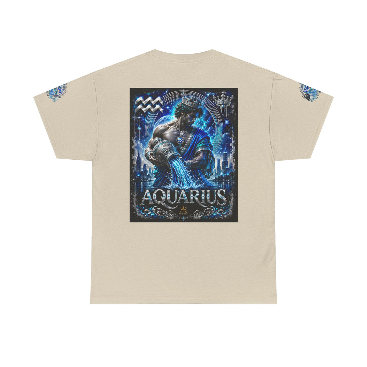 Aquarius Zodiac T-Shirt — Water Bearer Astrology Tee