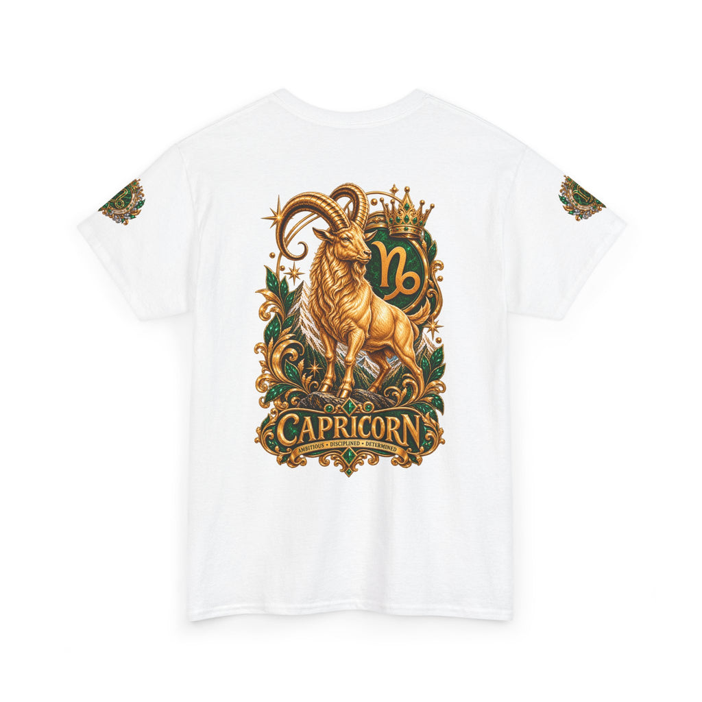 Capricorn Zodiac T-Shirt — Golden Goat Astrology Tee