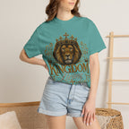 Kingdom Living T-Shirt — Regal Lion Christian Faith Tee