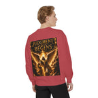 Revelation Chapter 16 Sweatshirt — "Judgment Begins" Apocalyptic Graphic