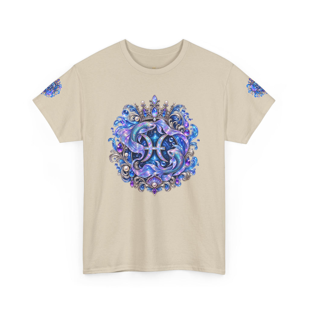 Pisces Zodiac T-Shirt — Blue Ocean Shark Astrology Tee