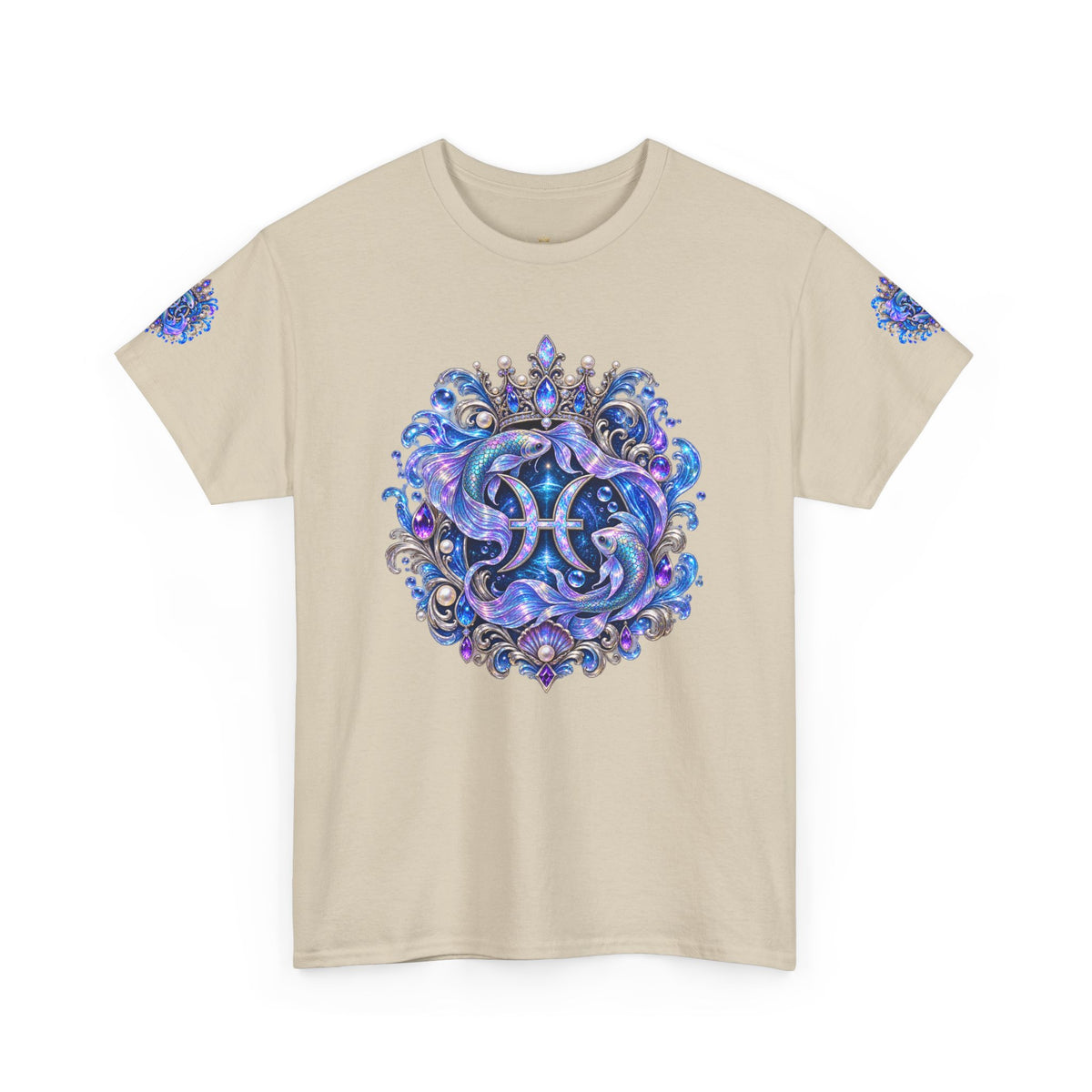 Pisces Zodiac T-Shirt — Blue Ocean Shark Astrology Tee