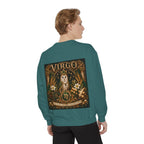 Virgo Sweatshirt — Zodiac Owl Virgo Symbol Crewneck