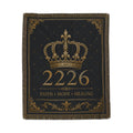 Velveteen Plush Blanket — Royal Crown '2226' Faith Hope Healing Throw