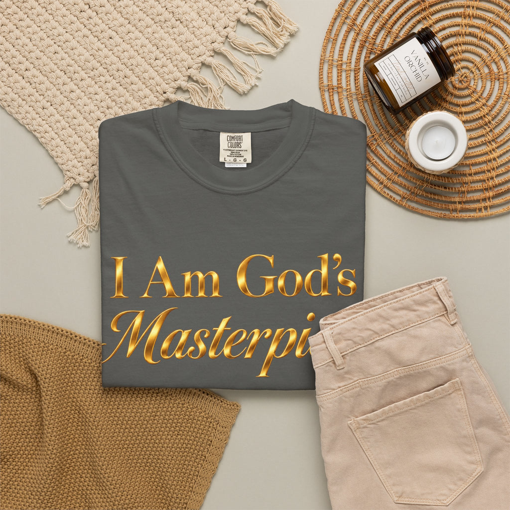 I Am God's Masterpiece T-Shirt — Psalms 139:14 Inspirational Christian Tee