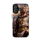 Roman Emperor Art Phone Case — Tough Magnetic Protective Case with Regal Warrior Design