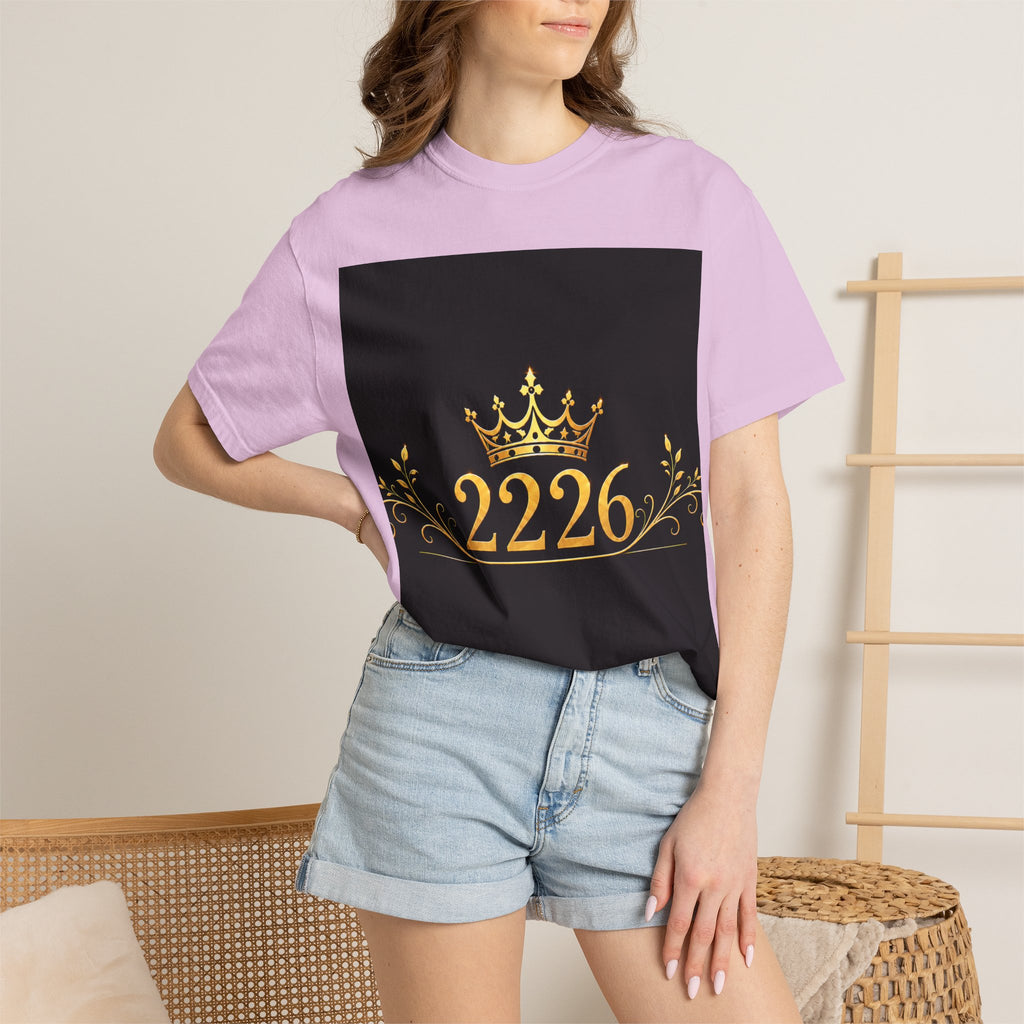Lion Crest T-Shirt — Golden Crown 2226 Design