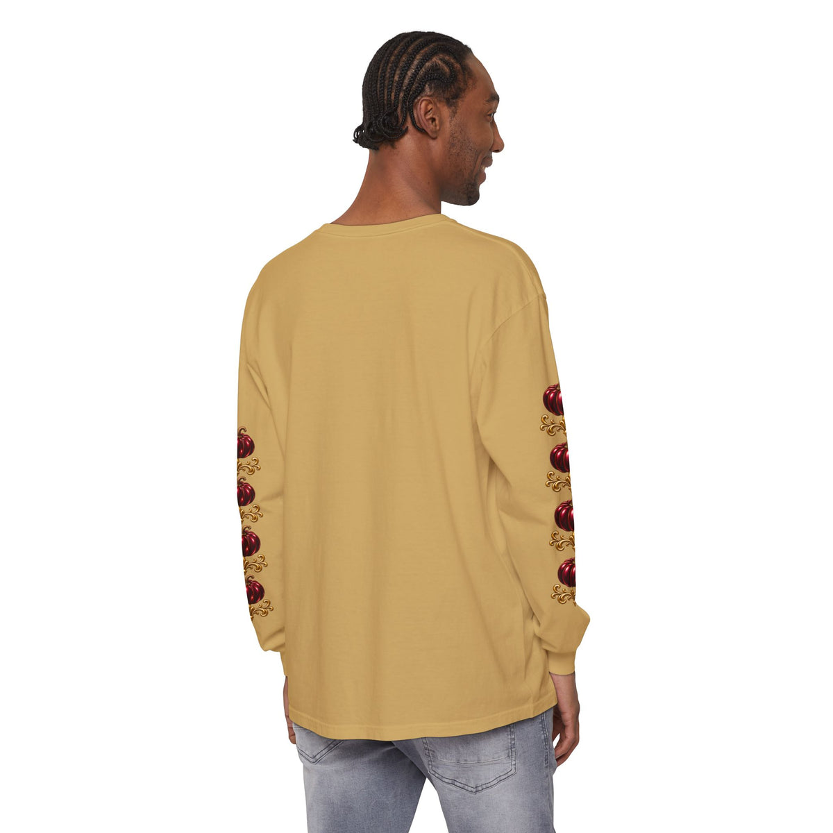 Pumpkin Sleeve Long Sleeve Tee