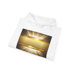 He Will Carry You Hoodie — Inspirational Christian Faith Pullover with Gold Scripture Design
