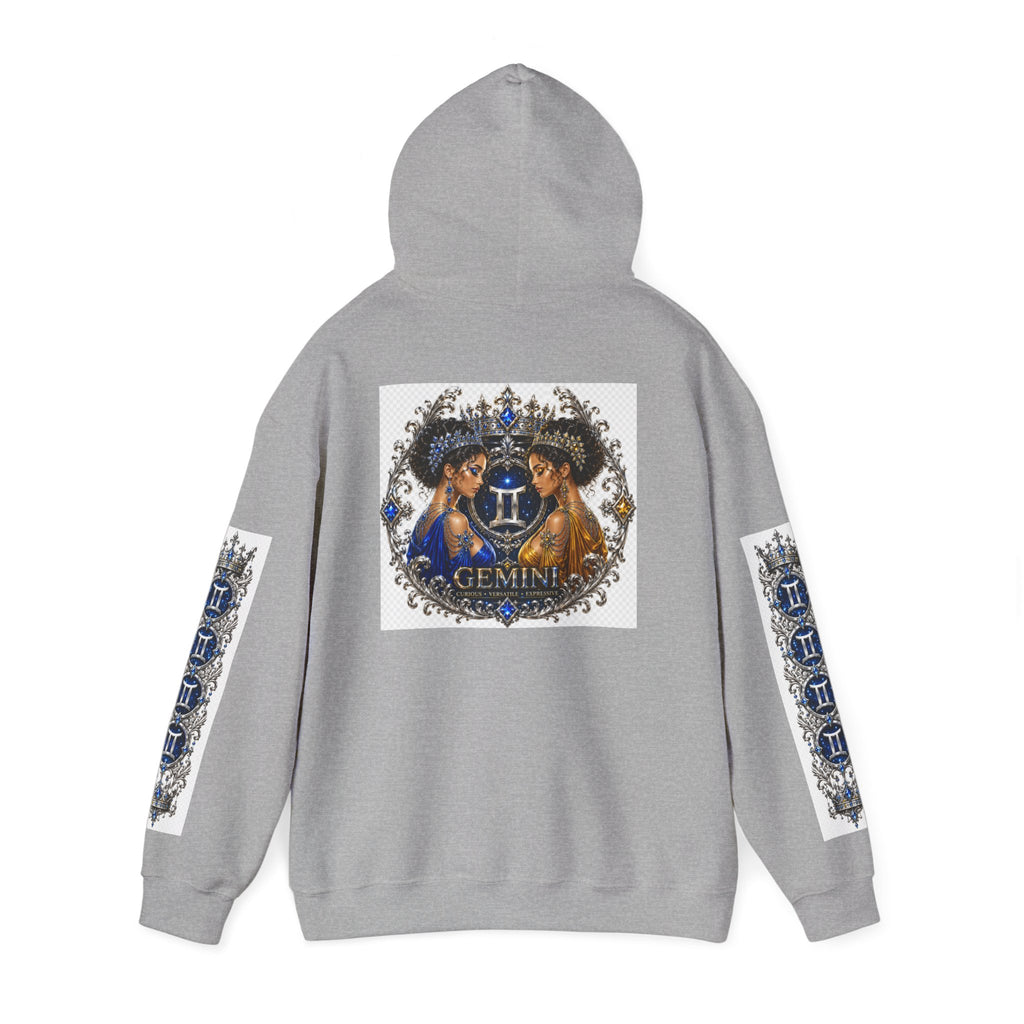 Gemini Zodiac Hoodie — Twin Stars Astrological Sweatshirt