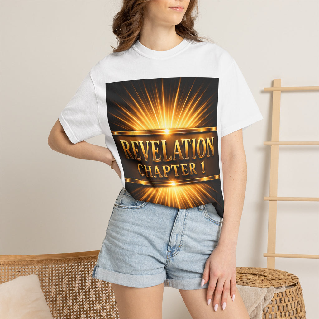 Revelation Chapter 1 T-Shirt — Jesus Glorious Return Christian Graphic Tee
