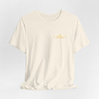 Minimal 2026 Embroidered Chest Tee — Casual White T-Shirt