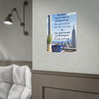 Motivational City View Poster – “You Don’t Need to Have It All Figured Out” Inspirational Wall Art