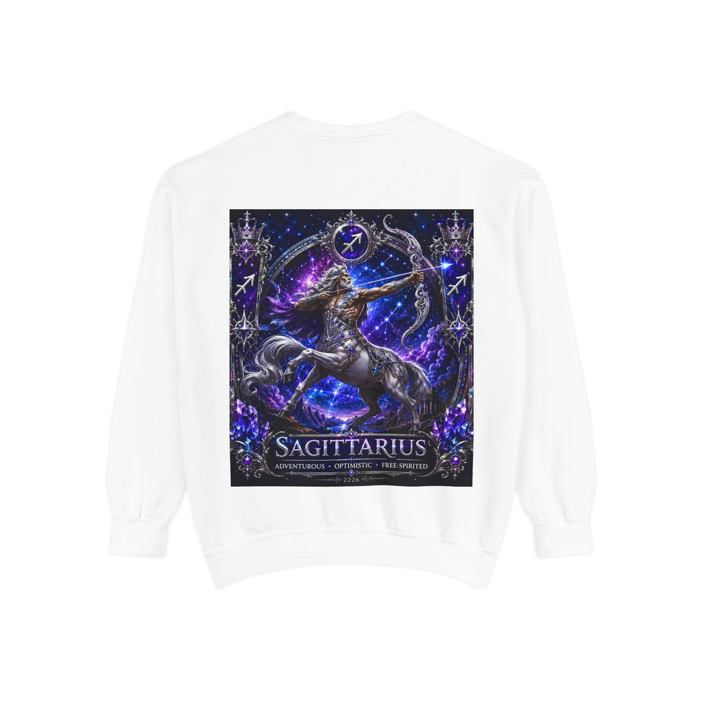 Sagittarius Zodiac Sweatshirt — Celestial Archer Graphic Pullover