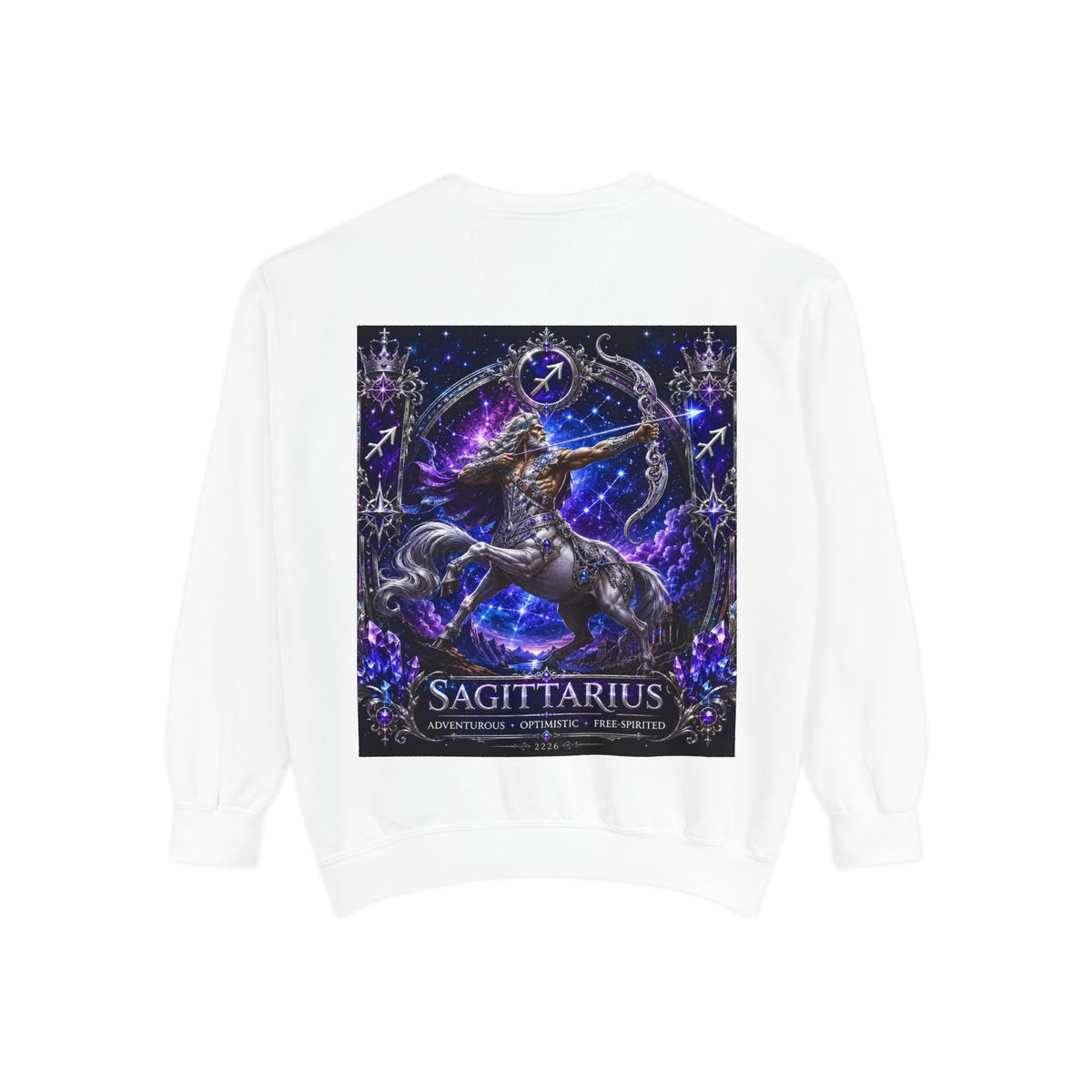 Sagittarius Zodiac Sweatshirt — Celestial Archer Graphic Pullover