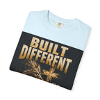 Built Different Christian Lion T-Shirt — "Built Right, Beautiful, Brilliant" Inspirational Faith Tee
