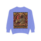 Scorpio Zodiac Sweatshirt — Regal Gold Scorpion Astrological Crewneck
