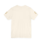 Vintage Gold Crown Tee - Minimal Royal Logo Short Sleeve Shirt