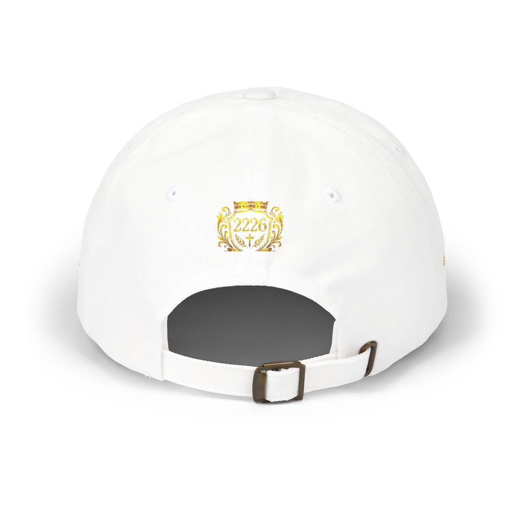 Embroidered Gold Crown '2226' Classic Dad Cap