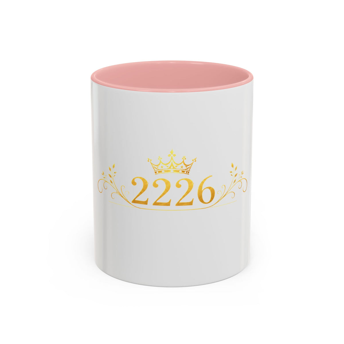 2226 Gold Crown Accent Coffee Mug — Elegant Number Keepsake (11/15oz)