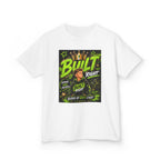 Kids Tee — "Built Right" Christian Graphic T‑Shirt (Faith, Crown & Cross Design)