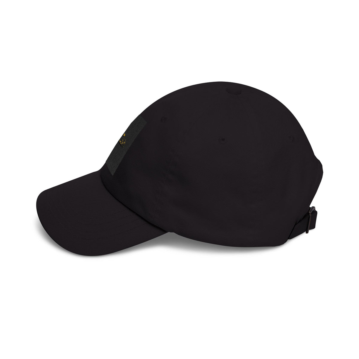 Classic Dad Cap — Gold Crown Patch Embroidered Baseball Hat