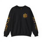 Crewneck Sweatshirt — "Built Right: Beautiful Brave Brilliant" Gold Graphic