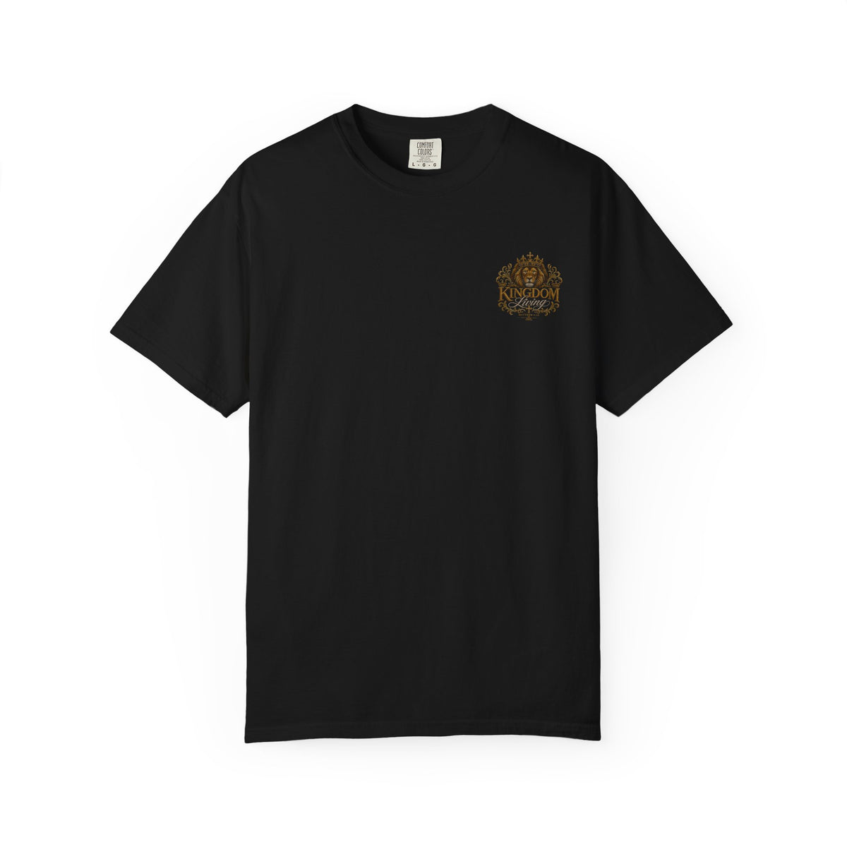 Kingdom Living Lion T-Shirt — Crowned Lion Christian Faith Tee