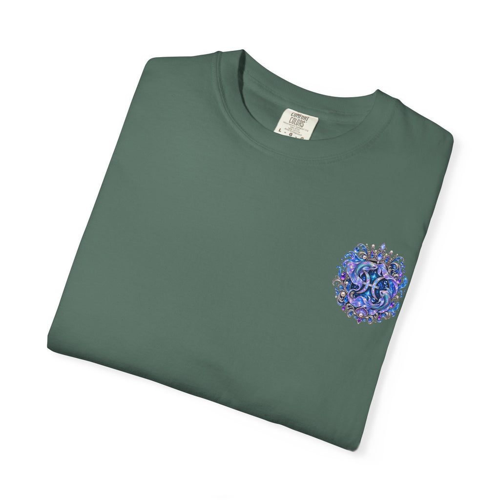 Pisces Mermaid T-Shirt — Zodiac Astrology Tee (Compassionate • Intuitive • Dreamy)