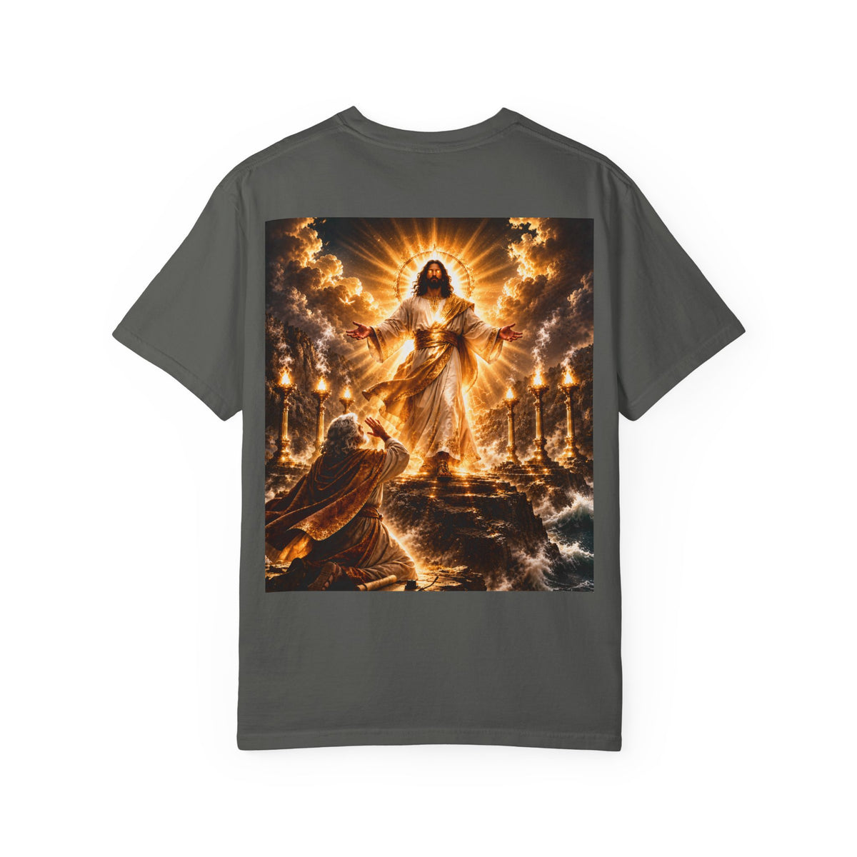 Revelation Chapter 1 T-Shirt — Glorious Jesus Radiant Christian Graphic Tee