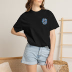 Pisces Zodiac T-Shirt — Blue Koi Fish Astrological Tee