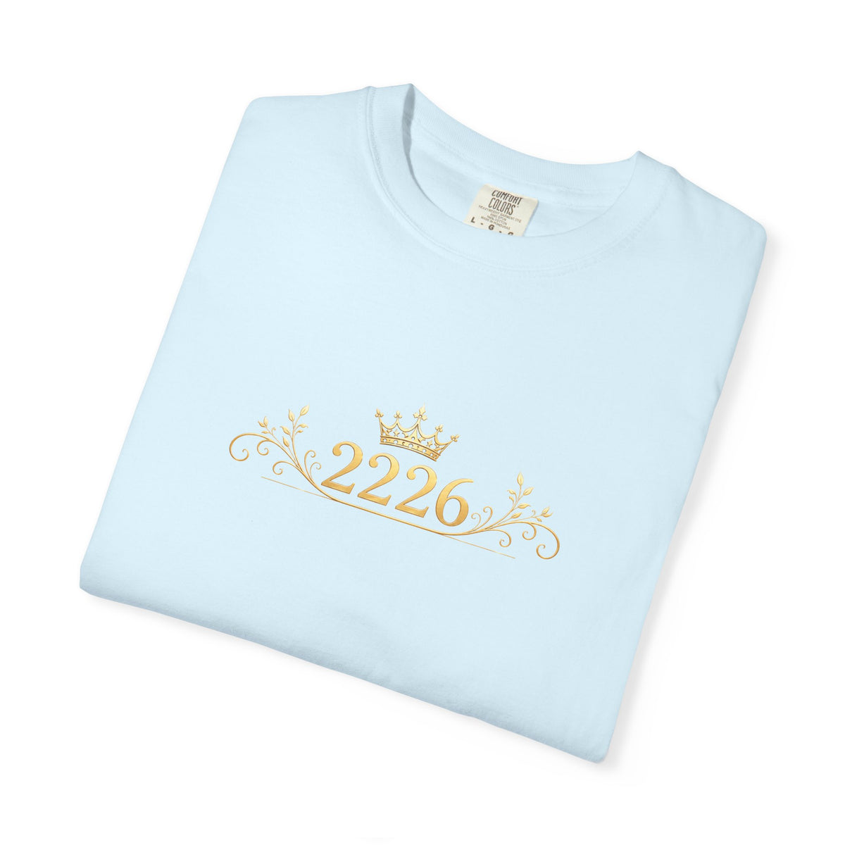 Royal Crest 2226 T-Shirt — Gold Crown Emblem Tee