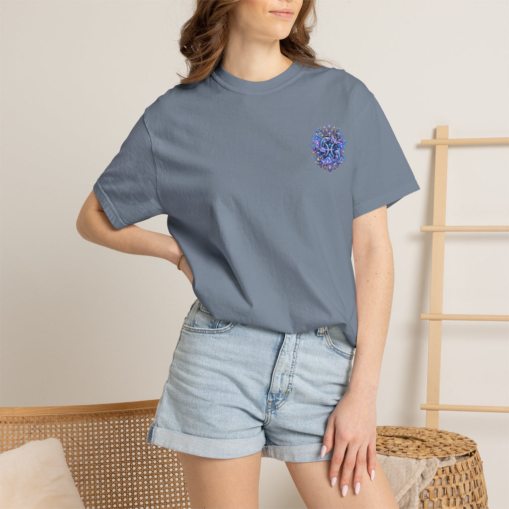 Pisces Shark T-Shirt — Zodiac Ocean Graphic Tee