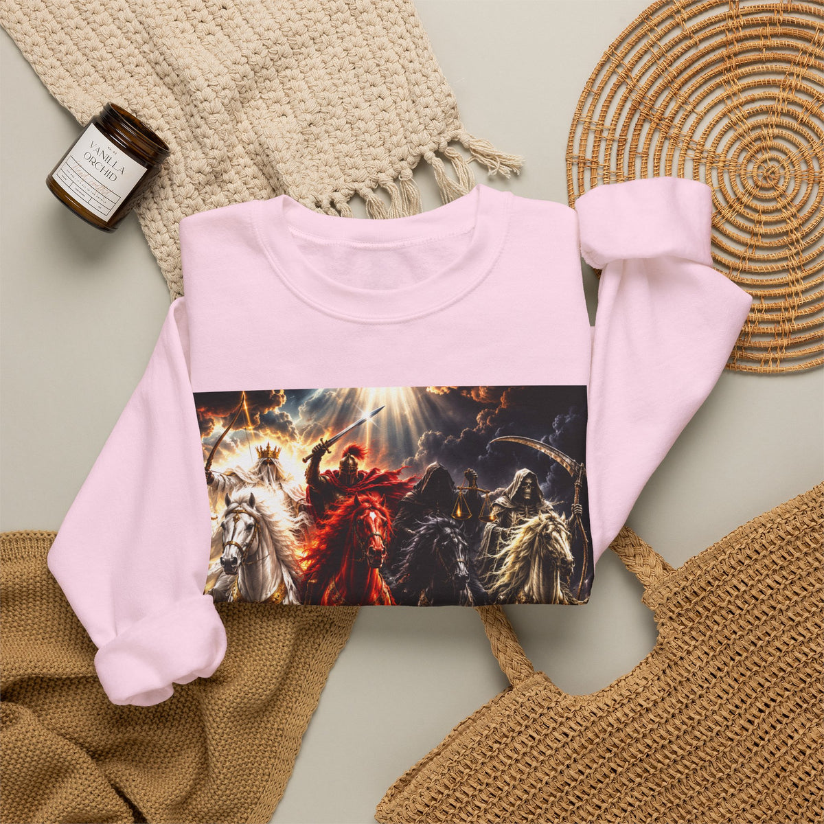 Revelation 6 Four Horsemen Crewneck Sweatshirt