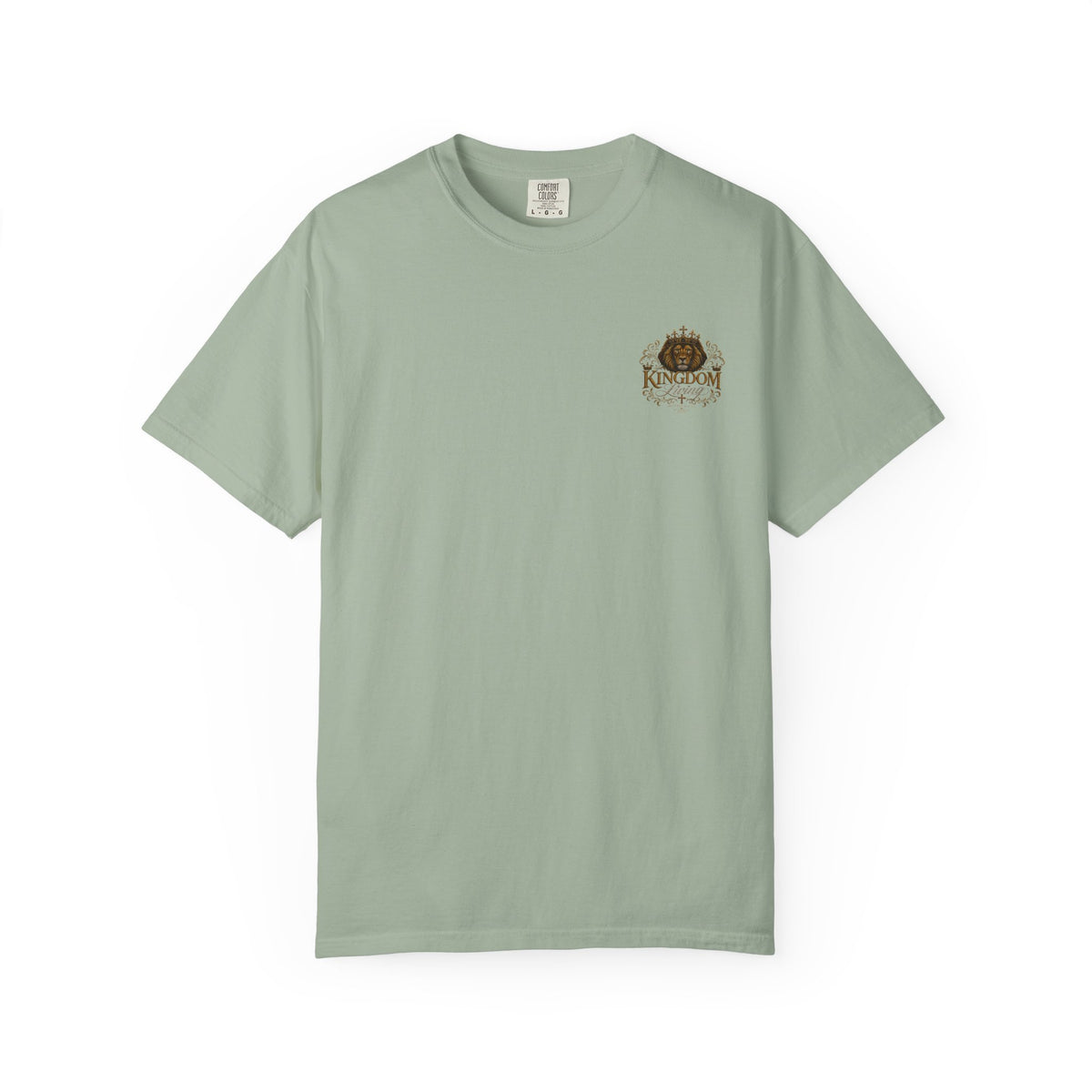 Kingdom Living Lion T-Shirt — Crowned Lion Christian Faith Tee