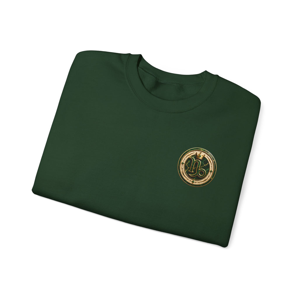 Capricorn Crewneck Sweatshirt — Zodiac Goat Graphic Pullover